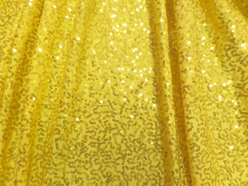 4.Yellow-Gold Glamour Sequins#1